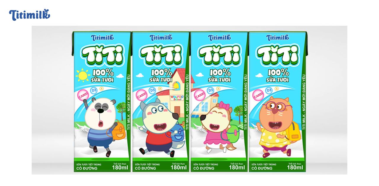 DANH SÁCH CÁC LOẠI SỮA TITIMILK