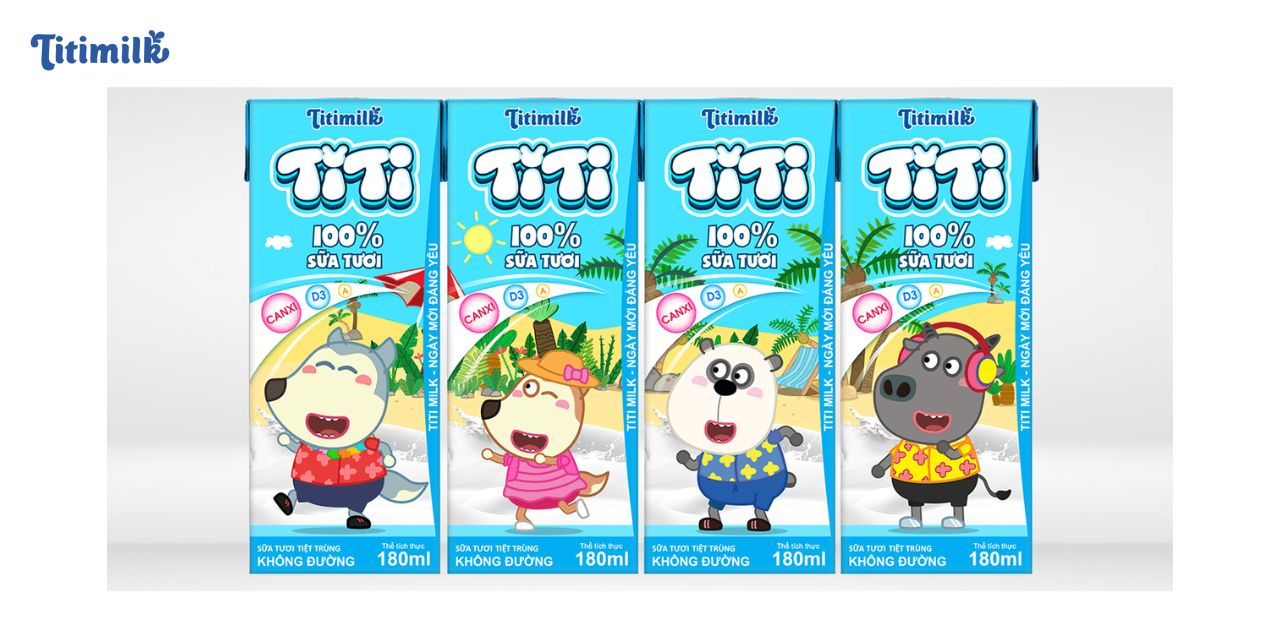 DANH SÁCH CÁC LOẠI SỮA TITIMILK
