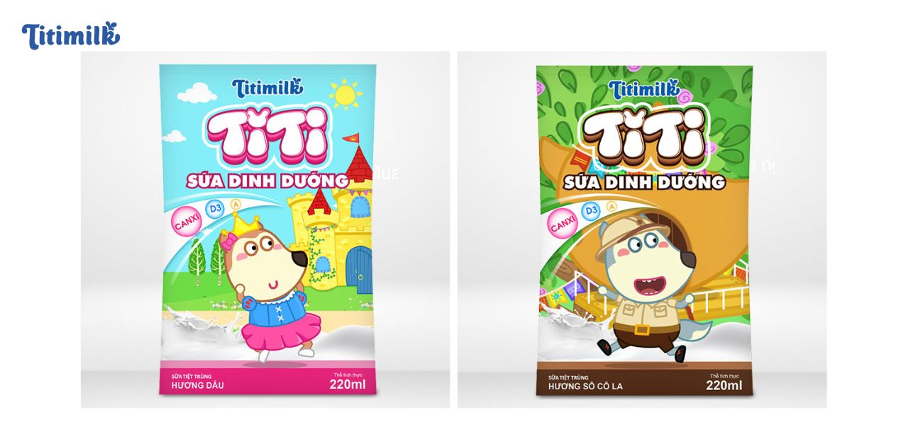 DANH SÁCH CÁC LOẠI SỮA TITIMILK