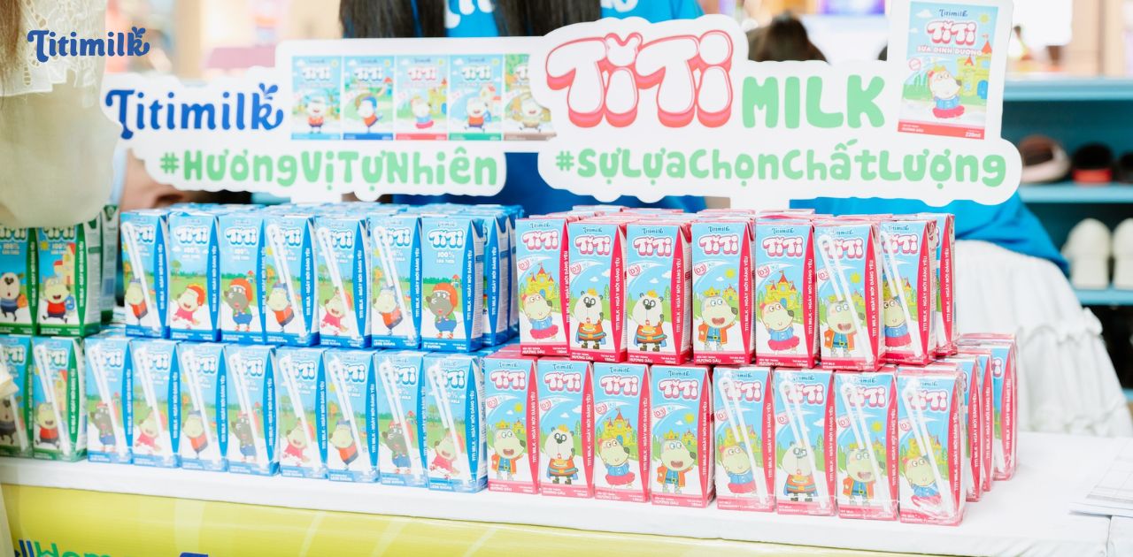 DANH SÁCH CÁC LOẠI SỮA TITIMILK