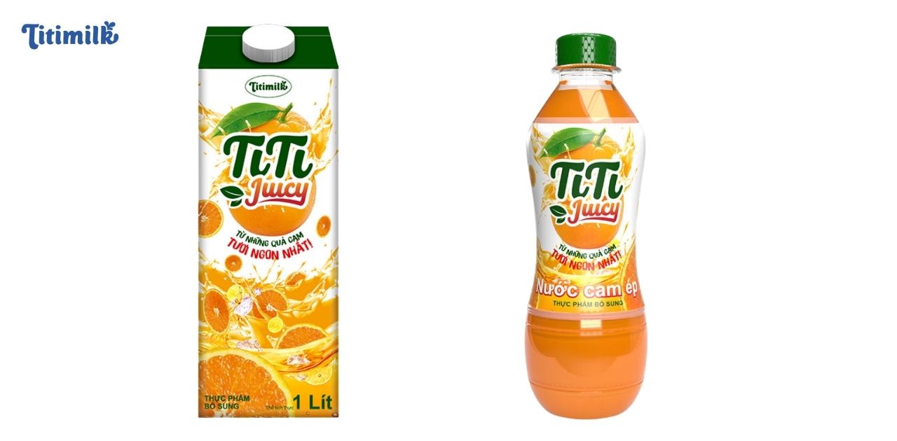 NƯỚC ÉP TITIMILK – VỊ NGON TỰ NHIÊN, DINH DƯỠNG TRỌN VẸN TỪ TRÁI CÂY TƯƠI 5 NƯỚC ÉP TITIMILK