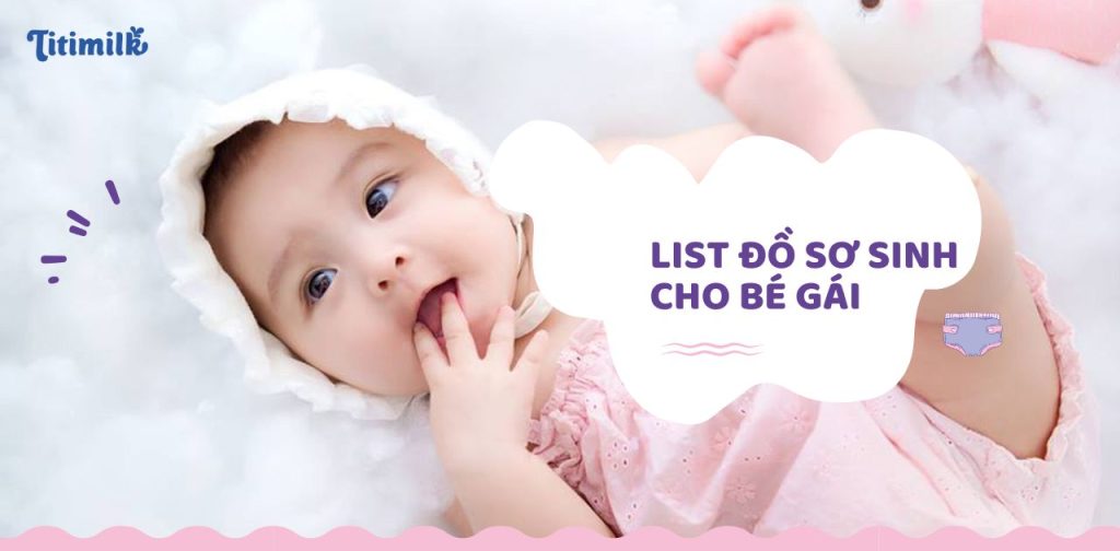 đồ sơ sinh cho bé gái